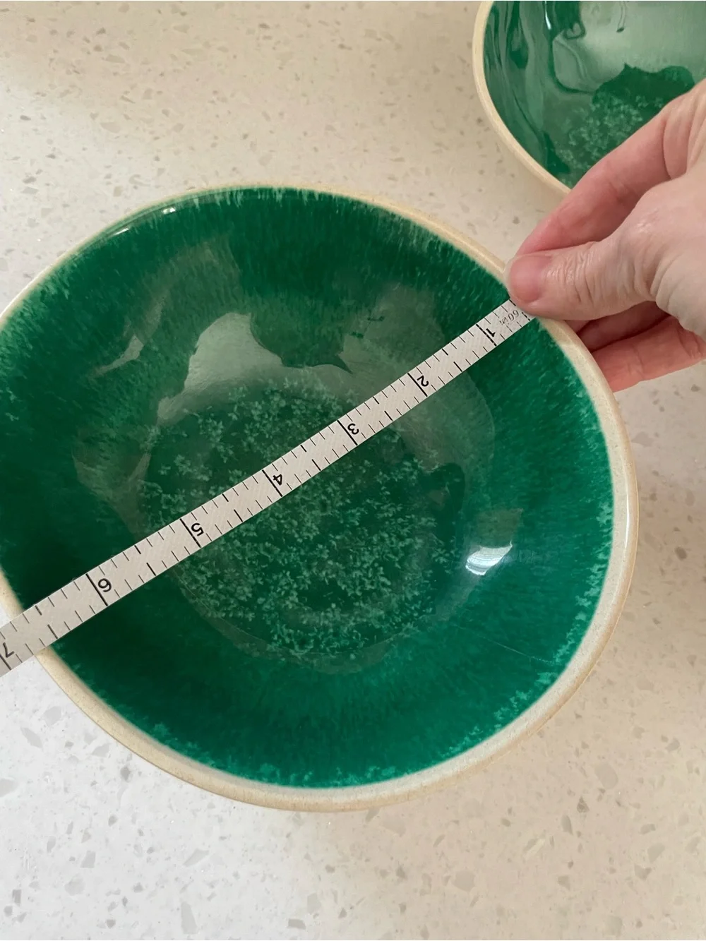Anthropologie Dakota Melamine Dinner Bowls Set Of 3 In Green